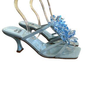 Jeffrey Campbell Blue Crystal Flower Sandal (NEW w/BOX)